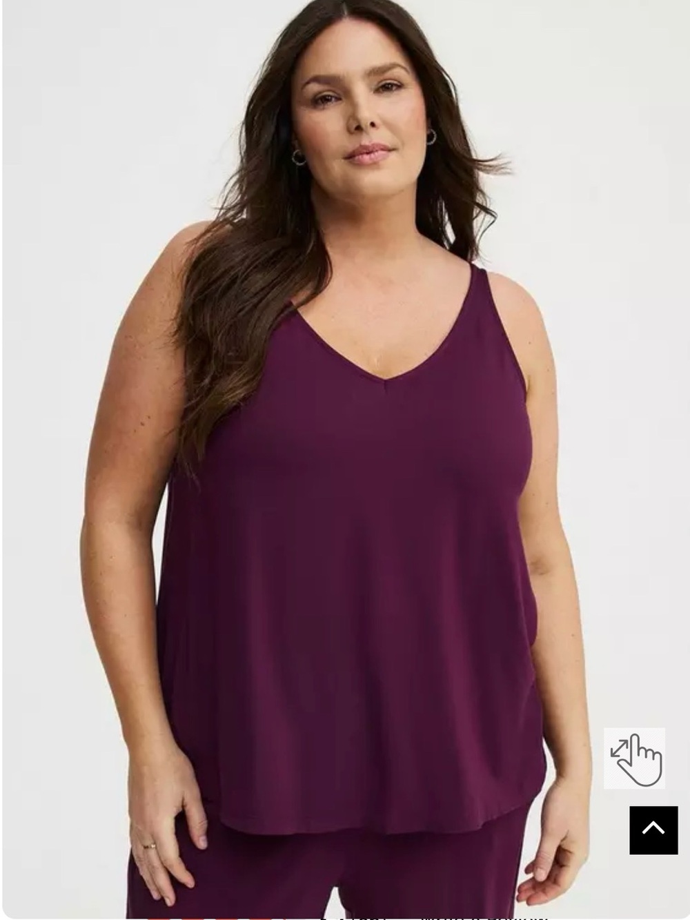 Torrid 1X super soft v-neck swing tank